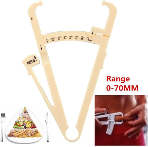 Body Fat Caliper, Fat Measure Clipper Combo, Accurately Measuring Body Fat for Men and Women...