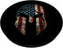 Spartan Helmet American Flag PopSockets Adhesive PopGrip...