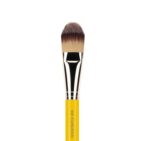 Bdellium Tools Professional Makeup Brush - Studio Series 948 Foundation - With Soft Synthetic Fibers, For Foundation & Concealing (Yellow, 1pc)...