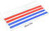 Fdit Durable Professional Silicone Measuring Dough Strips Rolling Pin Guides...