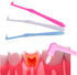 6 Pcs Tuft Toothbrushes Tufted Brush Slim Teeth Brush for Teeth Detail Cleaning and Braces Clean Soft and Compact Trim Tooth Toothbrush Rose Red B...