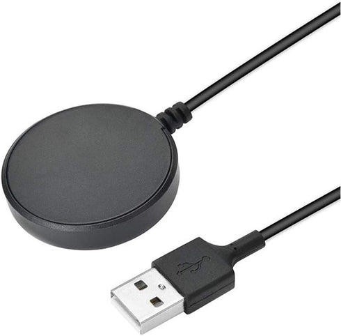 Charger Compatible with Galaxy Watch 3 / Active 2 / Active (Not for Galaxy Watch 42/46mm), Charging Dock Cradle Stand Station 3.3ft USB Cable (Bla...
