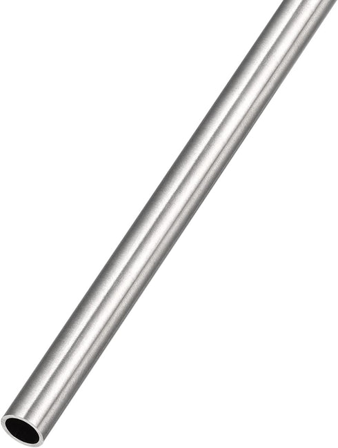 304 Stainless Steel Tube (4mm OD x 0.4mm T x 250mm L), Straight Tubing - for Home Furnishing, Machinery...