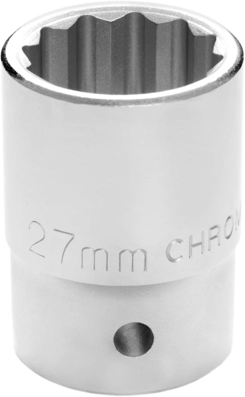 Performance Tool W34827 3/4-Inch Drive 12-Point Standard Socket 27mm...