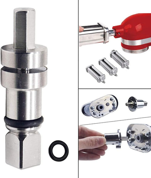 Pasta Attachment Shear Shaft Coupler by Ohoho - Compatible with KitchenAid Stand Mixer Pasta Attachment, Repair/Rebuild for Pasta Sheet Roller, Sp...