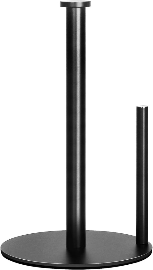 Paper Towel Holder Countertop, OBODING, Black Kitchen Paper Towel Holder Stand for Kitchen and Bathroom Organization, Stainless Steel Paper Towel ...