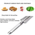 Aniso Kitchen vegetable peeler Stainless steel rotary peeler for vegetable and carrot fruit?with ergonomic safety and control handle-Dishwasher Sa...