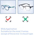 Eyeglass Nose Pads, Stick on Anti-Slip Soft Silicone Adhesive Nose Pads for Glasses Eyeglasses Sunglasses 12 Pairs Black...