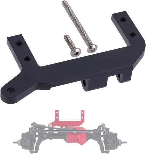 TRX4 Servo on Axle Mount, Aluminum TRX4 SOA Mount 4-Link Suspension for 1/10 RC Crawler Car, CNC Aluminum Servo Mount for Traxxas TRX4 (Black)...