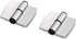 2Pcs Public Toilet Stainless Steel Hinge Public Toilet Toilet Partition Hardware Connection Accessories Hotel Shopping Mall Public Toilet Partitio...