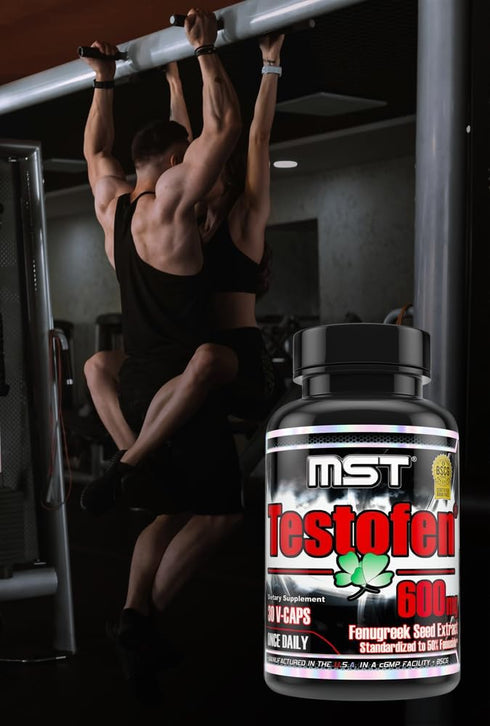 MST Testofen, Fenugreek Seed Extract, Standardized to 50% Fenuside™, 600mg, 30 Count, BSCG Certified Drug Free...