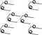 877-761 877761 Feeder Spring for Coil Roofing Nailer Compatible with Hitachi NV45AB2 NV83A/A2 NV50AP2 NV65AC (6/Pack)...