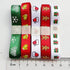 Chenkou Craft Merry Christmas 20 Yards Polyester Grosgrain Ribbon Appliques - 3/8" (10mm) Santa Ribbons Mix...