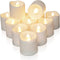 Homemory 12Pack Timer Flameless LED Votive Candles, Long Lasting Battery Operated Tea Light with Timers, 6 Hours On and 18 Hours Off Cycle Automat...