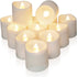Homemory 12Pack Timer Flameless LED Votive Candles, Long Lasting Battery Operated Tea Light with Timers, 6 Hours On and 18 Hours Off Cycle Automat...