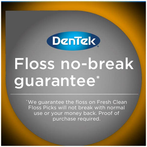 DenTek Complete Clean Easy Reach Floss Picks, Advanced Fluoride Coating, Mouthwash Blast Flavor, 75 ct. (Pack of 4)...