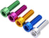 4 Pcs M5x15MM Water Bottle Cages Aluminum Alloy Bicycle Water Bottle Cage Hex Bolts Inner Rack Hexagon Screws Bike Accessories(Red)...