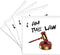3D Rose I Am The Law-Judge Gavel with Sound Block Ceramic Tile Coasters, Multicolor...