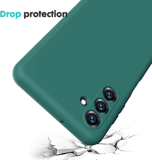 Samsung Galaxy A13 5G (Not for 4G) Case, Liquid Silicone Case with Microfiber Lining Thickening Shockproof Design Soft Gel Rubber Phone Case Cover...