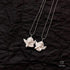 2pcs Cute Cupid Angel Pendant Stainless Steel Necklace, Long Chain Baby Shaped Jewelry Sweetheart for Women Man Friendship Girl Gifts...