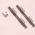 Craftelier - Kit of 2 Mechanisms for 6-Ring Filing Cabinets | Size Approx. 22,7 cm - Diameter of Rings 3,3 cm - Distance Between Rings 1,9 cm | In...