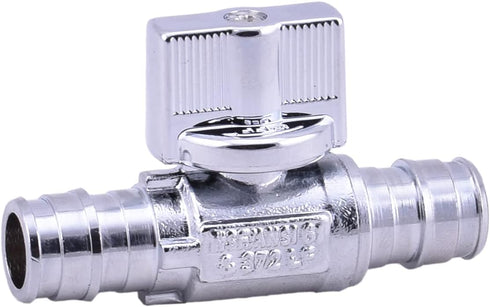 LD Valve - 1/4 Turn Straight PEX A Supply Stop Valve?1/2" Propex X 1/2" Propex Cold Expansion F1960 Shut Off valve Only for Pex A Pipe -LD Brand (...