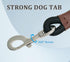 Short Dog Leash, 12 Inch Rope Traffic Handle Leash, 1/2" Strong Nylon Dog Tab Training Leash for Medium/Large/Ex-Large Dogs Outdoor Walking Black...