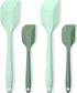 Silicone Spatula Set, Premium Spatulas Silicone Heat Resistant 2 Small & 2 Large Flexible Scraper for Nonstick Cookware, Rubber Spatula for Kitche...