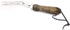 Burpee 12" Stainless Steel Weeder | Durable Long Lasting Garden Tool | Leather Wrist Strap 5" Handle, Walnut...