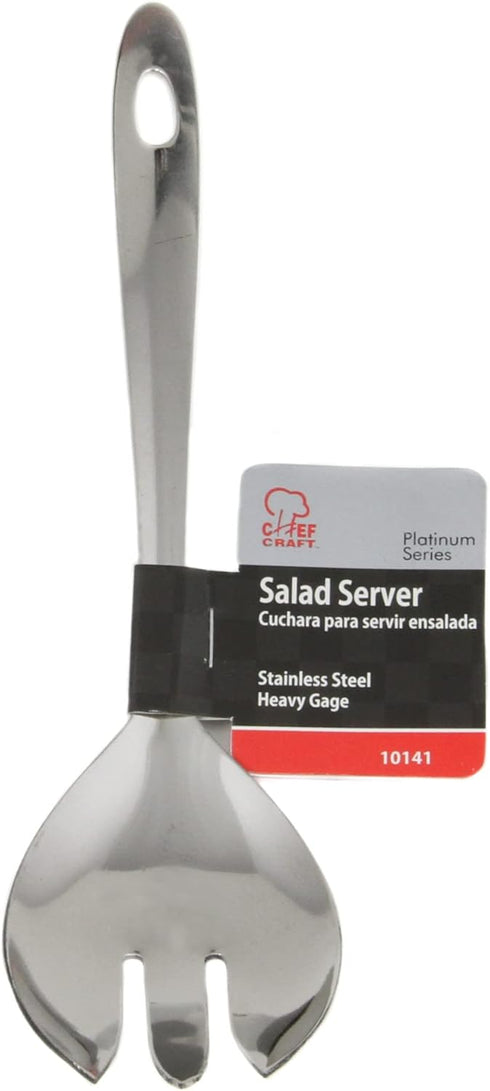 Chef Craft Select Salad Serving Fork, 9.5 inch, Stainless Steel...
