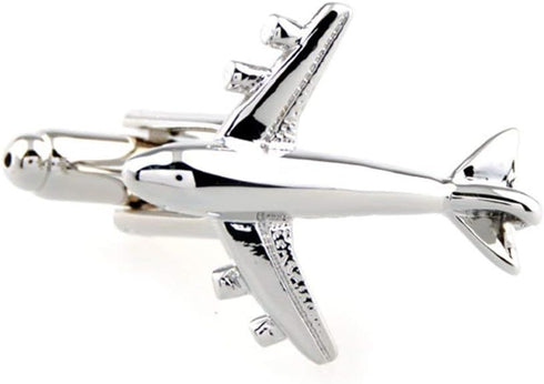 Plane Cufflinks Commercial Jet Pilot Wedding Fancy Gift...