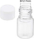 uxcell Plastic Lab Chemical Reagent Bottle, 5ml/0.17oz Wide Mouth Sample Sealing Liquid Storage Container, Transparent 10pcs...