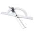Protractor Angle Finder, 0-180 Degrees Carbon Steel Angle Ruler Measuring & Gauging Tool for Carpenters Woodworking Construction Measurement...