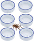 6 Pack Tarantula Ceramic Feeding Bowl Hermit Crab Water Bowl Spider Small Reptile Micro Ceramic Food Dish (1.37" D, 0.51" H)...