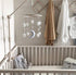 Baby Crib Mobile - Moon & Stars (Grey, White & Cream) - Nursery Decoration - Unisex...