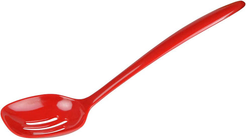 Hutzler 12 Inch Melamine Slotted Spoon (Red)...