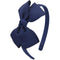 7Rainbows Fashion Cute Navy Blue Bow Headband Back to School Headbands for Girls Toddlers....
