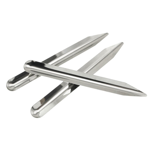 15cm Stainless Steel Spatula Scoops Lab Spatulas with Small Grooves...
