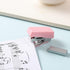 Pink Mini Stapler with Staples Portable Binding Machine Morandi Color Metal Stapler Set with Staples Student Stationery Office Supplies, Manual St...