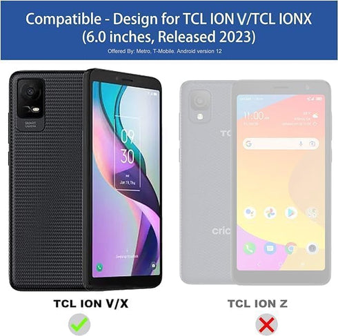 Astronaut Hidden Stand Case Cover for TCL ION X/TCL ION V, 6D Plating Spaceman Cartoon Cute Phone Case Cover Shockproof TPU Protective Case for TC...