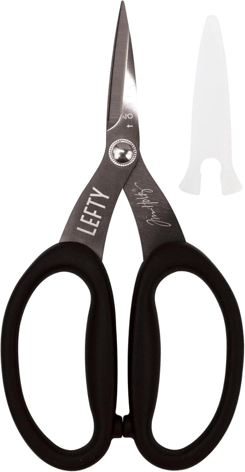 Tonic Studios 7in Left Handed Titanium Snips Tim Holtz Non-Stick Micro Serrated Scissors 7"...