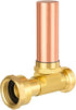 EFIELD C-240 Straight Copper Water Hammer Arrestor For Washing Machine, 3/4 Inch Swivel FHT x 3/4 Inch MHT...