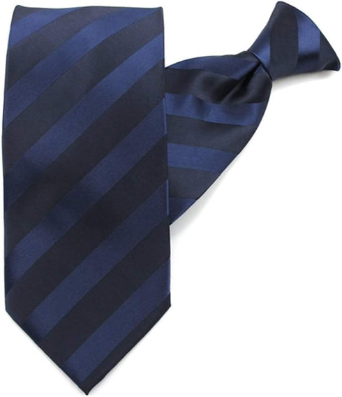 Jacob Alexander Men's Stripe Tonal Clip-On Neck Tie...