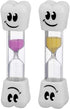 Smile Tooth 2 Minute Sand Timer Assorted Colors (2 Pack)...