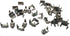 100 Pcs Leather Staples Staple Fasteners Holders Copper for Belt Clip Keeper Leathercraft Zippers Buckles...