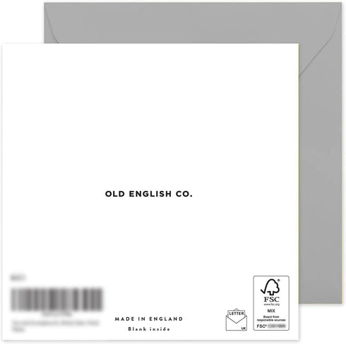 Old English Co. Paint Brush Happy New Home Card - Housewarming Card for Men and Women| Congratulations On Moving | Blank Inside & Envelope Include...