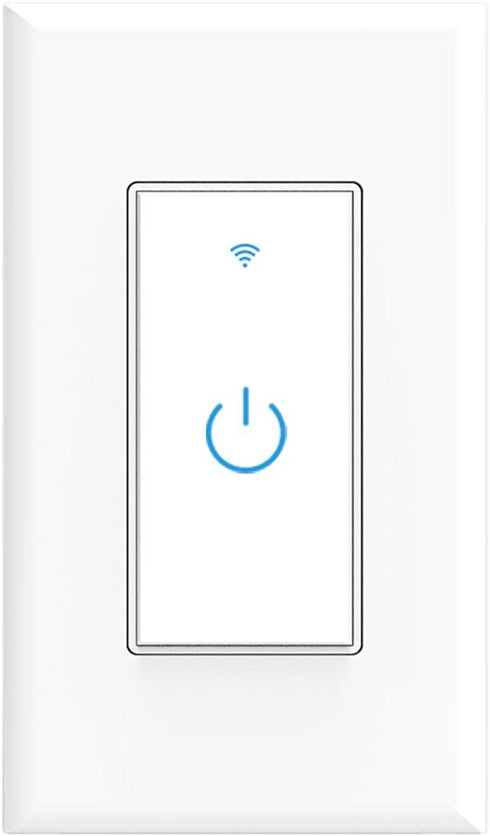 Smart Light Switch, WiFi Switch Touch Wall Switch 1 Gang, Compatible with Alexa Google Home......