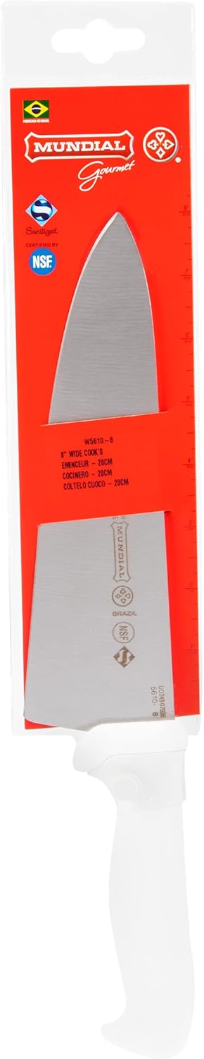 Mundial W5610-8 8-Inch Cook's Knife, White...