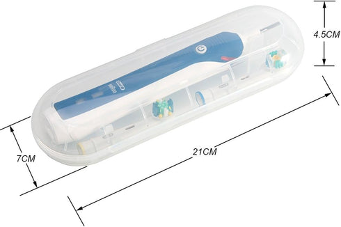 Nincha Portable Replacement Plastic Electric Toothbrush Travel Case for Oral-B Pro Series (Transparent)...