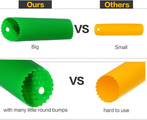 Sinnsally Garlic Peeler Skin Remover Roller Keeper,Easy Quick to Peeled Garlic Cloves with Silicone Tube Roller Garlic Peeling Kitchen Tool (Green...
